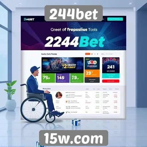 Acessibilidade e usabilidade do site 244bet