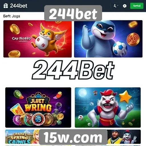 Análise da variedade de jogos disponíveis no 244bet