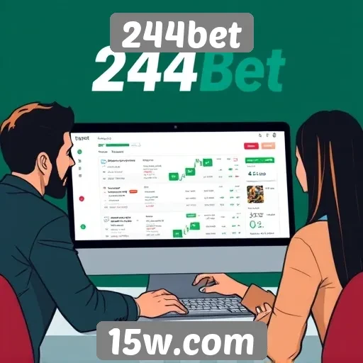 Funcionalidade do atendimento ao cliente da 244bet