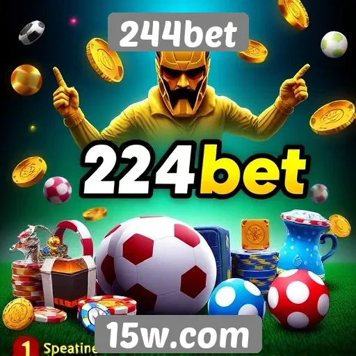 Avaliação da diversidade de jogos disponíveis no 244bet