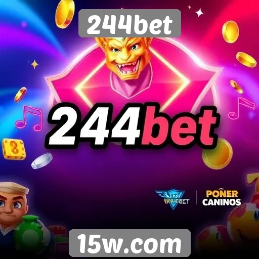 Variedade de jogos disponíveis no 244bet