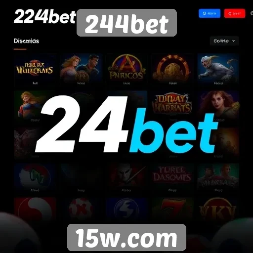 Avaliação do portfólio de jogos no site 244bet