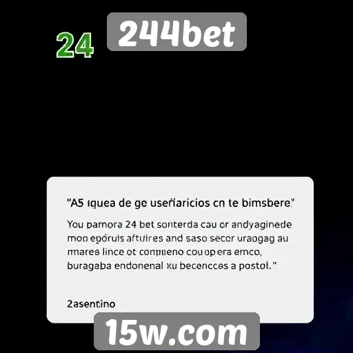 Entrevista com usuários sobre a experiência no 244bet