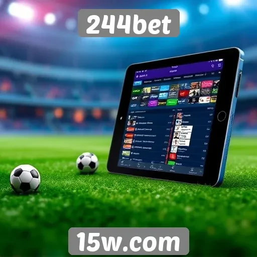 Experiência do usuário em dispositivos móveis no 244bet