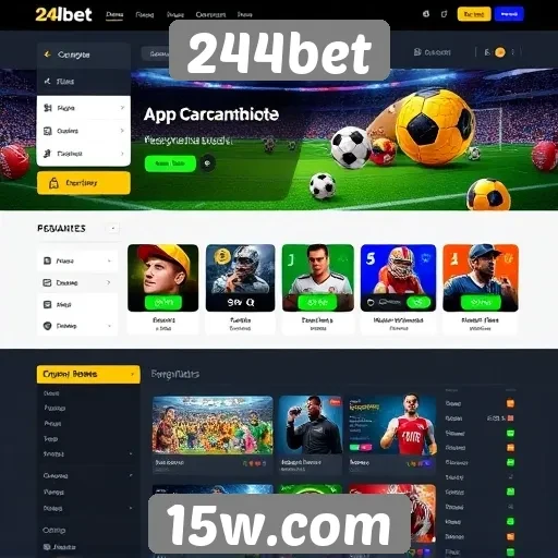 Facilidade de navegação e usabilidade no site 244bet