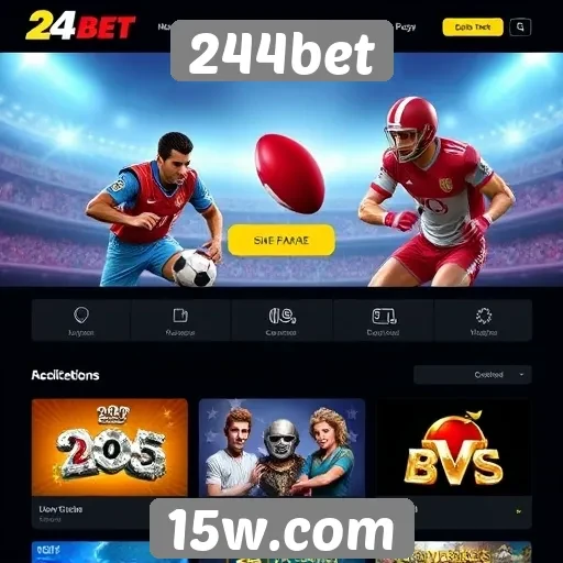 Facilidade de navegação no site de jogos 244bet