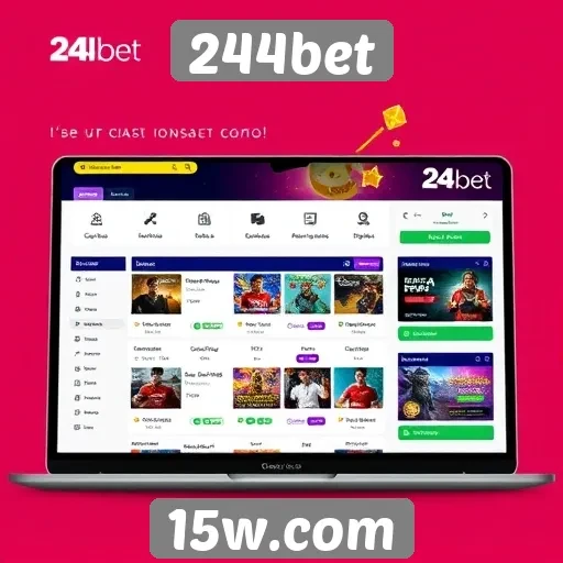 Análise da interface do usuário do site 244bet