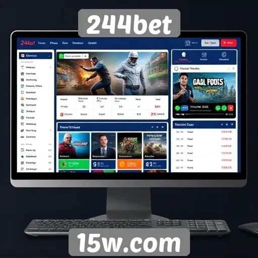Avaliação da interface do usuário do site 244bet